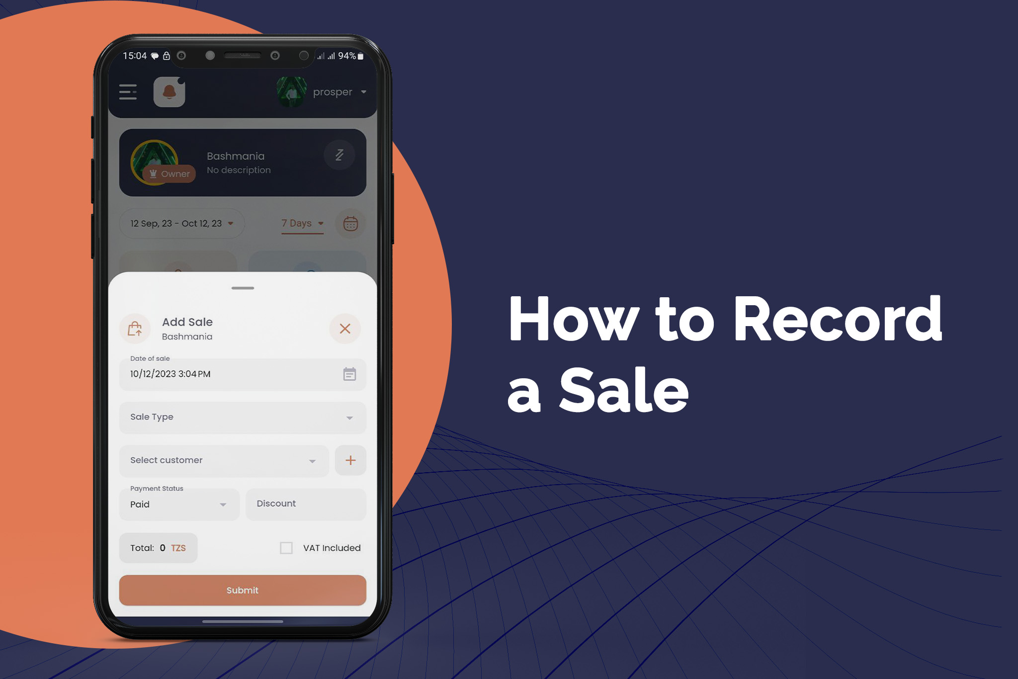 How to Record a Sale