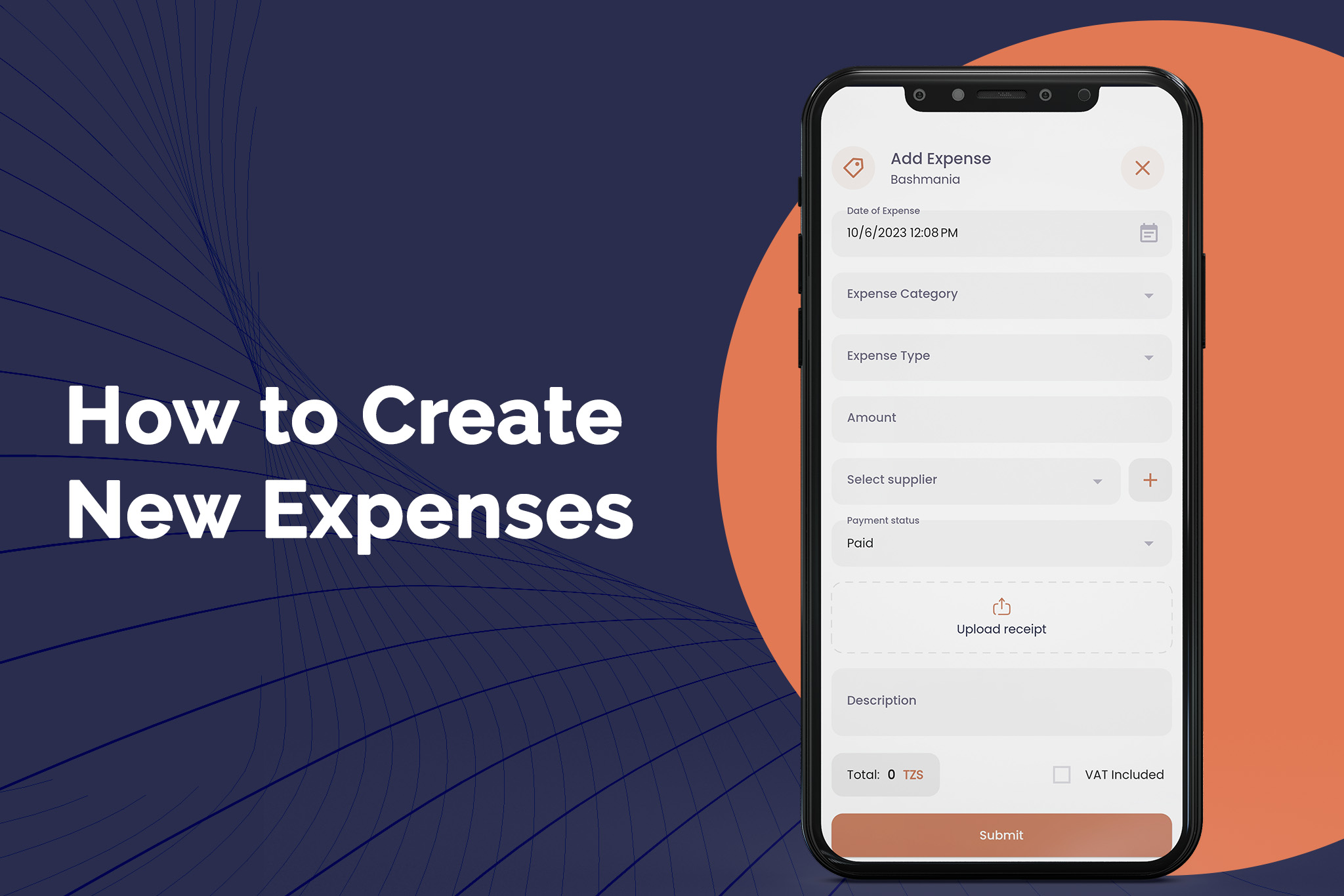 How to Create New Expenses