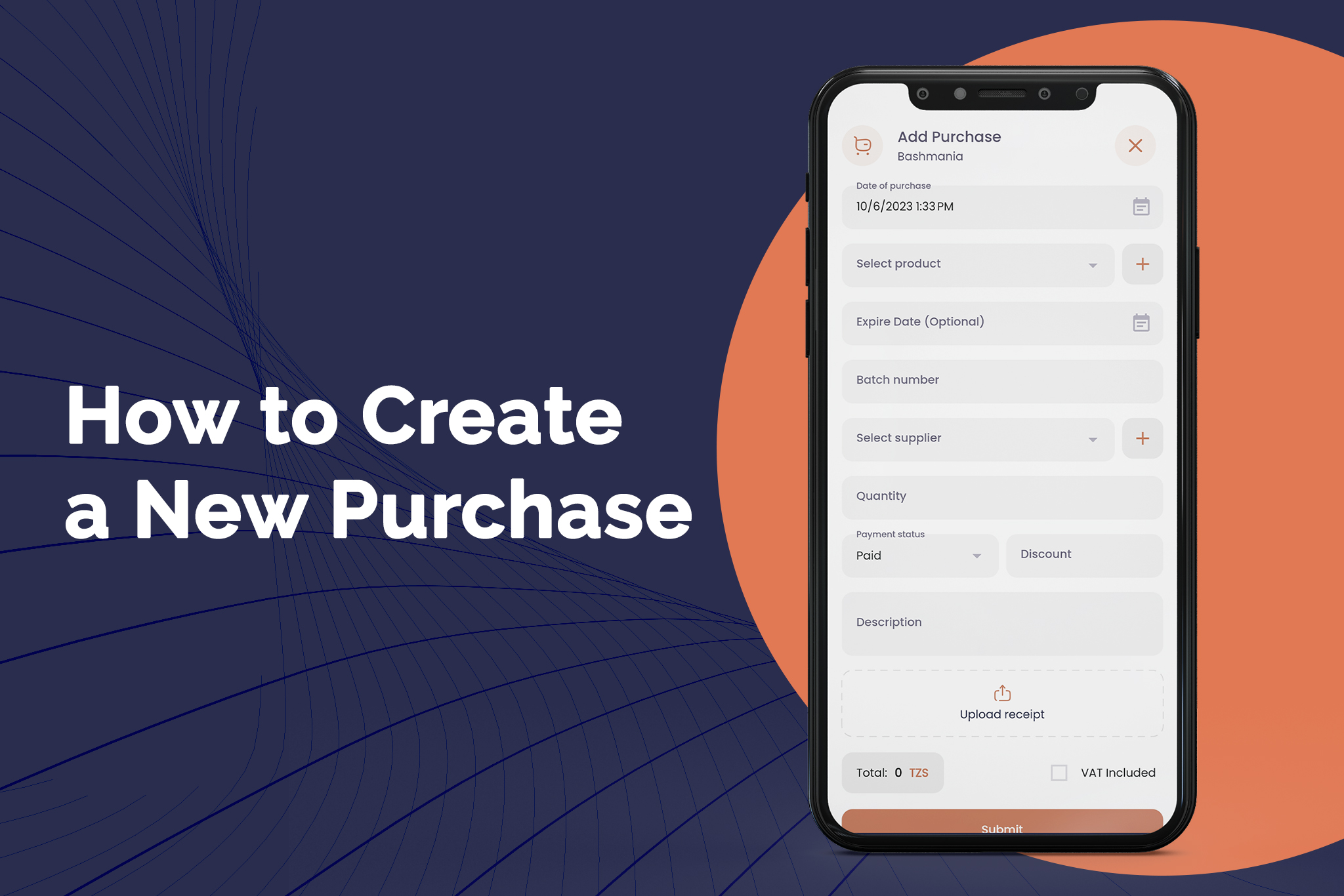 How to Create a New Purchase