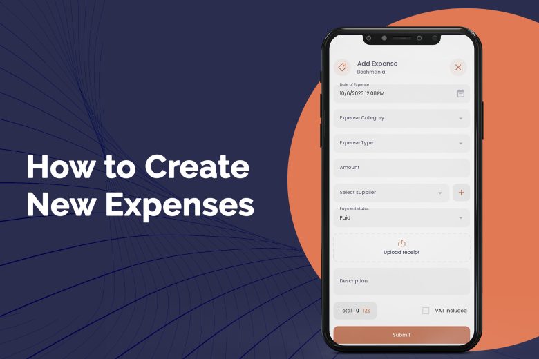 how to create new expense